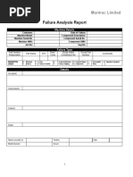 Failure Analysis Report Template | PDF | Systems Engineering | Computing