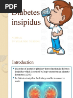 Diabetes Insipidus: Nitha K 2 Year MSC Nursing