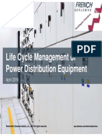 Life Cycle Management of Power Distribution Equipment: April 2016