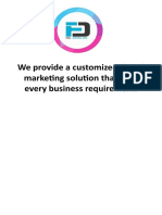 We Provide A Customized Digital Marketing Solution That Suits Every Business Requirement