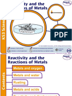 Reactivity and The Reactions of Metals