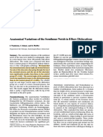 Anatomical Variations of The Semilunar Notch in Elbow Dislocations