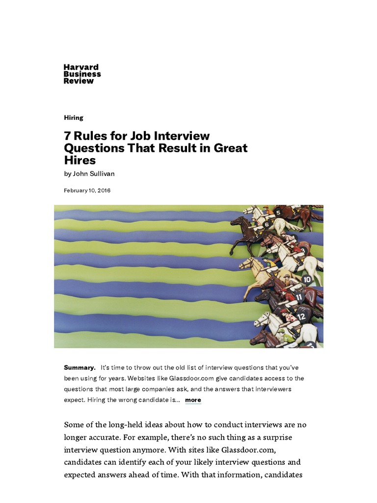 Effective Job Interview Strategies | PDF | Interview | Job Interview