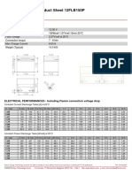 Product Sheet 12FLB150P: Technical Data