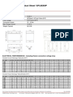 Product Sheet 12FLB250P: Technical Data