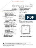 600-Khz, Host-Controlled Multi-Cell Battery Charger With Input Overvoltage Protection