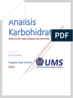 Analisis Karbohidrat