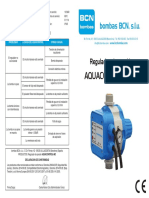 Manual Instalacion Regulador de Presion Bcn Bombas Aquacontrol Mc