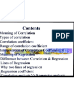 statistics corelation n regrassion