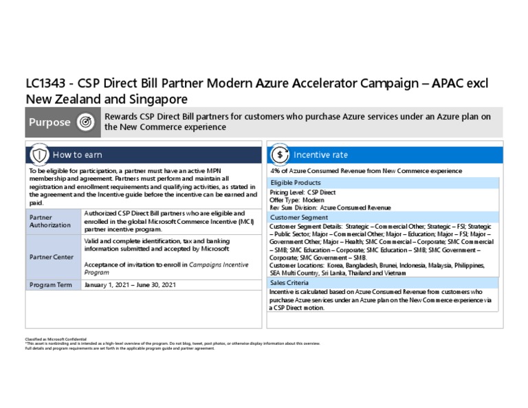 LC1343 - CSP Direct Bill Partner Modern Azure Accelerator Campaign ...