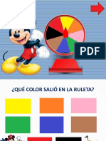 Ruleta Mickey Colores
