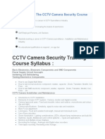 CCTV Camera Security Course