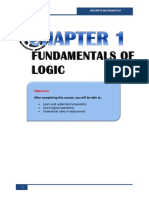 Chapter 1 - Fundamentals of Logic