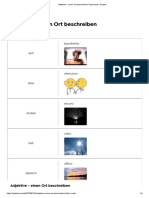 Adjektive - Einen Ort Beschreiben Flashcards - Quizlet
