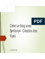 Chap2-Créer Un Blog Avec Symfony4 - Création Des Vues