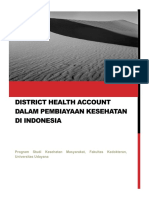 District Health Account Dalam Pembiayaan Kesehatan Di Indonesia