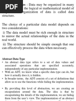 Data Structures: Data May Be Organized in Many