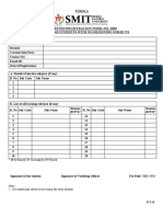 Form A: Sikkim Manipal University