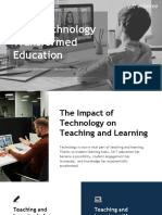 Technology Transformation in Education 2021