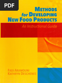 Aramouni, Fadi - Deschenes, Kathryn - Methods For Developing New Food Products - An Instructional Guide-DEStech Publications (2015)