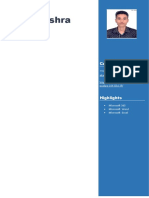 Akanshi Mishra Resume - Microsoft 365, Word, Excel Skills