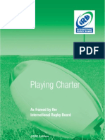 Playing Charter: As Framed by The International Rugby Board