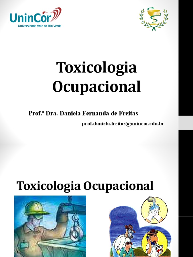 Produtos Perigosos Parte 5. Toxicologia Industrial.