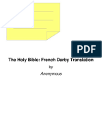 Bible - French Darby Translation