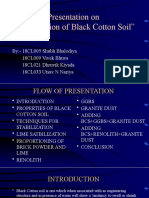 Stabilization of Black Cotton Soil