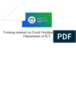Excel Fundamentals Manual