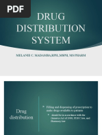 Drug Distribution System: Melanie C. Madamba, RPH.,MSPH, Ms Pharm