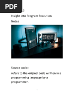 Insight Into Program Execution