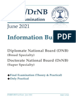 Final Examination: DNB/DRNB
