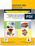Ap Eapcet 2021: Instruction Booklet