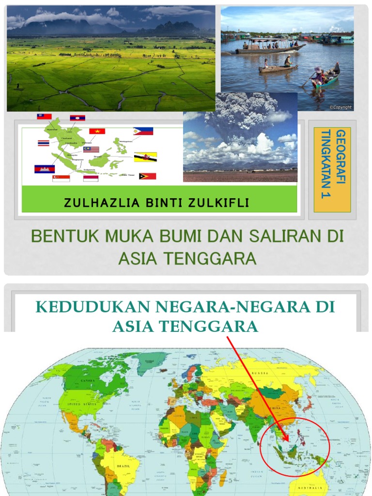 Ting 1 Bab 10 Bentuk Muka Bumi Dan Saliran Di Asia Tenggara Pdf