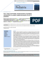 Fast, Cheap and Feasible: Implementation of Pediatric Telemedicine in A Public Hospital During The Covid-19 Pandemic