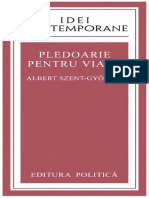 Albert Szent-Gyorgyi - Pledoarie pentru viață
