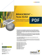 Teste Elisa Ridascreen Micotoxione