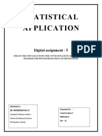 Statistical Application: Digital Assignment - 5