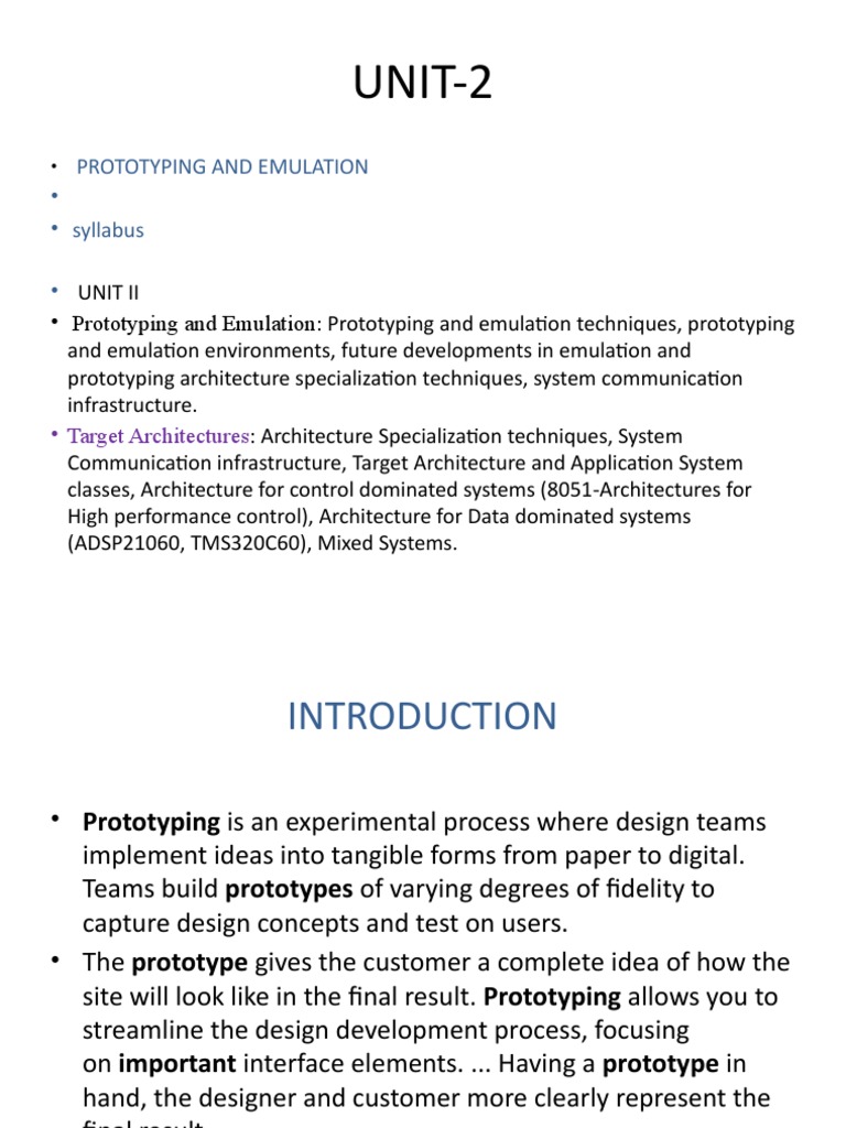 Prototyping and Emulation Techniques | PDF