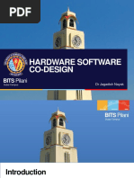 Hardware Software Co-Design: BITS Pilani