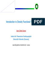 Introduction To Density Functional Theory
