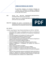 Informe de Pericia de Parte Con Plano