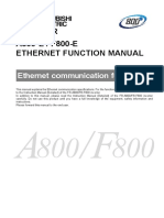 Inverter A800-E / F800-E: Ethernet Communication Function