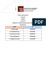 Online Buffet - Business Plan Proposal