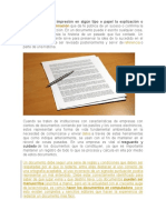 Definición y tipos de documentos