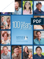 Kapiolani Medical Center 100 Years 1909 To 2009