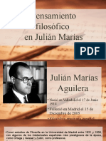 Pensamiento Filosófico de Julián Marías Aguilera