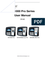 OA1000 Pro Series User Manual: OA1000 Pro OA1000Mercury Pro OA1000 URU Pro