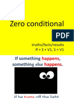 Zero conditional rules and examples
